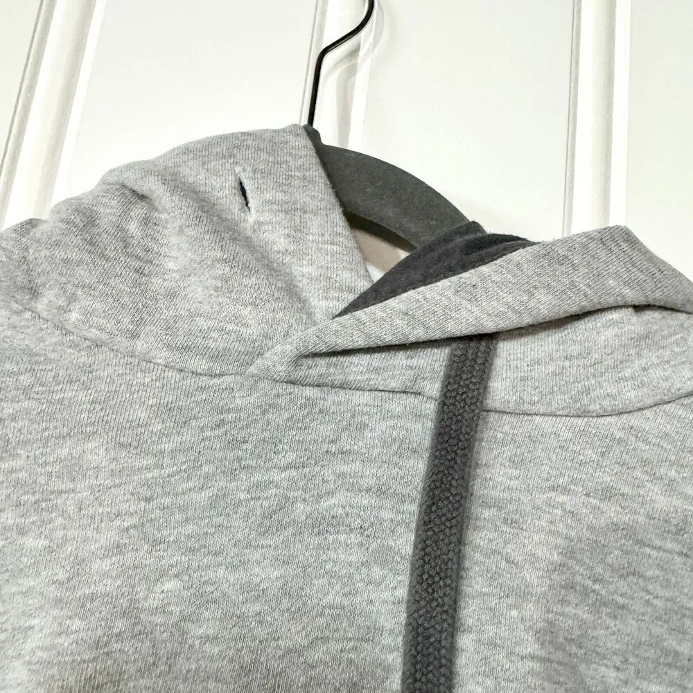 THE NORTH FACE Sweater Mens Size Medium‎ Hooded Grey Long Sleeve Cotton Graphic